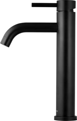 LOMAZOO Wastafelkraan Zwart Cardano - Zwarte Kraan - Badkamerkraan - Wastafel Mengkraan - Hoog -Badkamer Wijs 760x1200 5