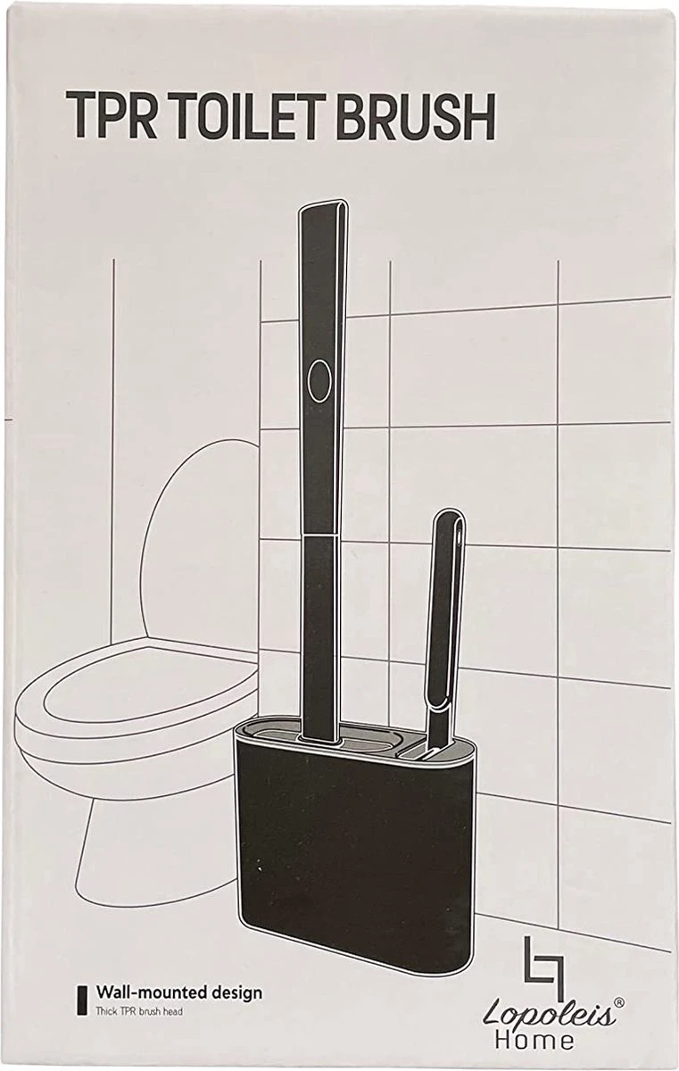 Lopoleis WC Borstel – Toiletborstel – Gesloten Bodem – WC Borstel Met Randreiniger – Siliconen – Zwart – WC Borstel Met Houder – Vrijstaand – Hangend – WC Borstel En Houder 12 Lopoleis WC Borstel – Toiletborstel – Gesloten Bodem – WC Borstel Met Randreiniger – Siliconen – Zwart – WC Borstel Met Houder – Vrijstaand – Hangend – WC Borstel En Houder - Afbeelding 10