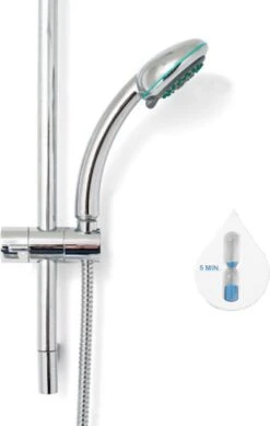 Merkloos Douchetimer - Showertimer - Douchewekker - Doucheklok - Met Zuignap - Waterbesparende - Zandloper - 5 Minuten -Badkamer Wijs 762x1200 1