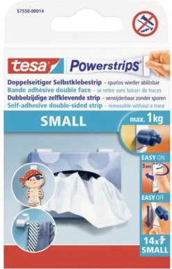 Tesa Powerstrips Dubbelzijdige Kleefstrips Small - 14 Stuks -Badkamer Wijs 768x1200 1