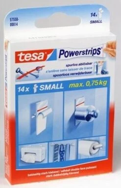 Tesa Powerstrips Dubbelzijdige Kleefstrips Small - 14 Stuks -Badkamer Wijs 772x1200 1