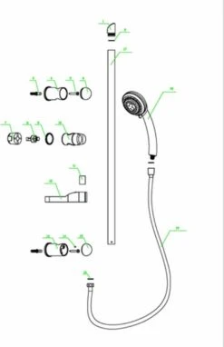 SCHÜTTE Fresh Doucheset Met Handdouche - 76 Cm Glijstang - 8 Standen - Chroom -Badkamer Wijs 775x1200 2