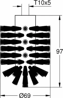 GROHE Essentials Losse Toiletborstel - Wit 9 GROHE Essentials Losse Toiletborstel - Wit -Badkamer Wijs 782x1200 1
