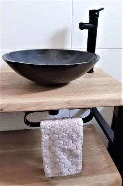 Rh!no Handdoekrek 25 Cm Zonder Boren | Handdoekhouder | Handdoekrek Zwart | Vaatdoekhouder | Handdoek Stang | Zelfklevend | Ophangen Zonder Boren | Doucherek | Handdoekrek Badkamer | Gastendoekhouder | Handdoekhouders | Badkameraccesoires -Badkamer Wijs 790x1200 3