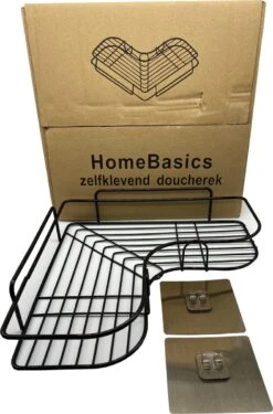 HomeBasics Zelfklevend Doucherek | Zwart | Zonder Boren | Doucherek Met Zuignap | Zuignappen | Doucherek Hoek | Badrek | Douchemandje | Keukenrek | Specerijenrek | Kruidenrek 15 HomeBasics Zelfklevend Doucherek | Zwart | Zonder Boren | Doucherek Met Zuignap | Zuignappen | Doucherek Hoek | Badrek | Douchemandje | Keukenrek | Specerijenrek | Kruidenrek -Badkamer Wijs 790x1200 7