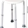 Merkloos Stevige Antislip Douchekruk - Lichtgewicht & In Hoogte Verstelbaar - Douchestoel - Badkamer Kruk Douche Stoel - Rond - Max 135 KG 2 Merkloos Stevige Antislip Douchekruk - Lichtgewicht & In Hoogte Verstelbaar - Douchestoel - Badkamer Kruk Douche Stoel - Rond - Max 135 KG -Badkamer Wijs 795x1200 2