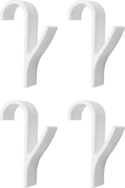 4x Handdoek Haak - Kleding Haak Voor Radiator - Radiatorhaakje - Handdoek Houder Hangend Aan Verwarming - Badkamer Haken Hangend - Ophanghaakjes - Wit -Badkamer Wijs 797x1200 2