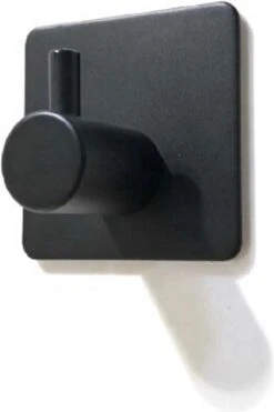 Merkloos Handdoekhaak Set Van 4 Stuks Zonder Boren RVS Zwart Vierkant Zelfklevend Badjas Theedoek Hanger Keuken Badkamer Handdoek Haakjes -Badkamer Wijs 798x1200