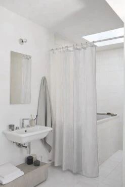 3BMT Douchegordijn Met Ringen - Transparant - 180 X 200 Cm -Badkamer Wijs 799x1200 37