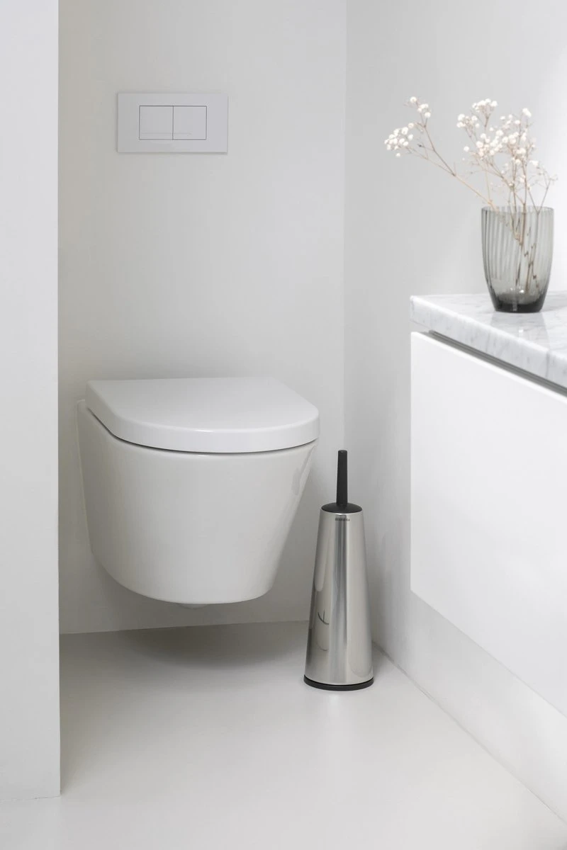 Brabantia ReNew WC Borstel - Met Houder - Matt Steel 7 Brabantia ReNew WC Borstel - Met Houder - Matt Steel - Afbeelding 5