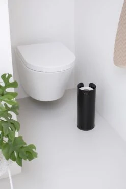 Brabantia ReNew Reserverolhouder - Matt Black -Badkamer Wijs 800x1200 45