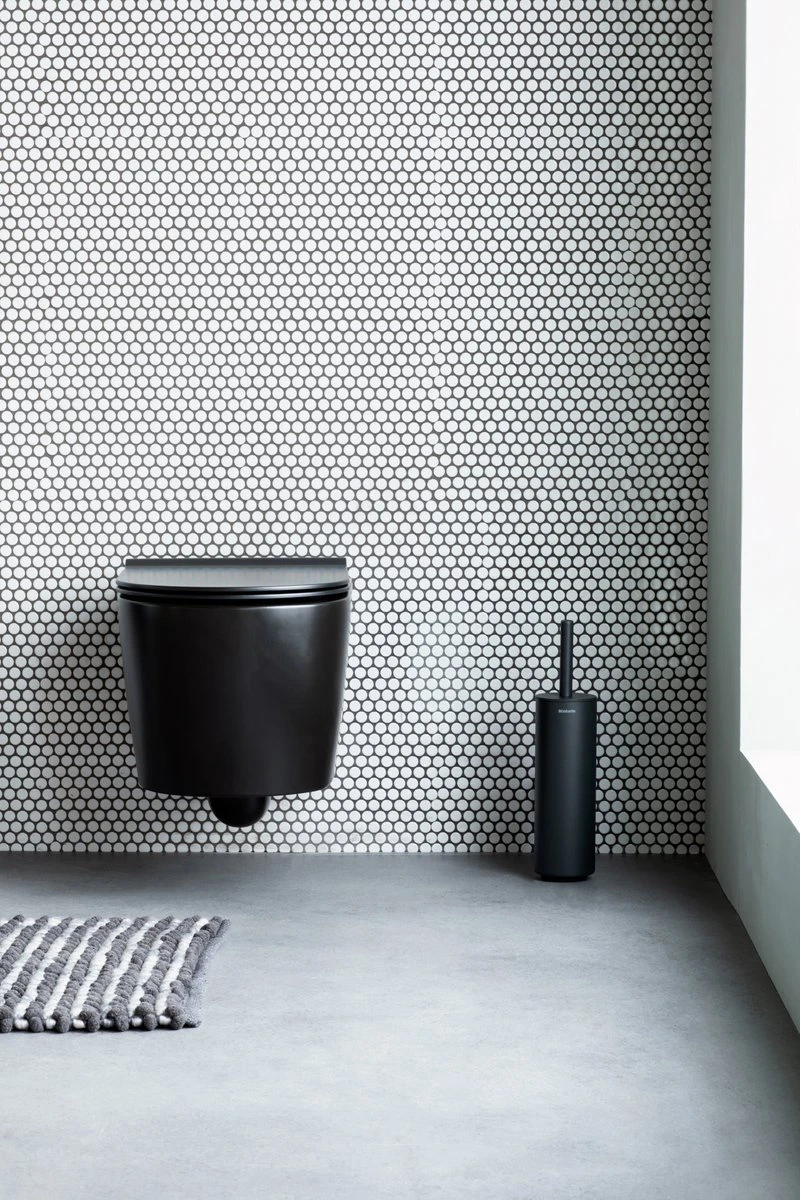 Brabantia MindSet WC Borstel Siliconen Met Houder - Mineral Infinite Grey 13 Brabantia MindSet WC Borstel Siliconen Met Houder - Mineral Infinite Grey - Afbeelding 11