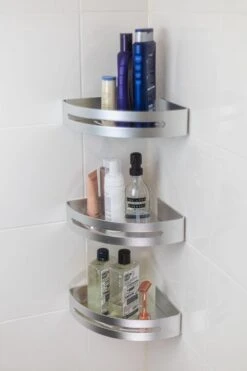 Sens Design Doucherekjes Set Van 3 - Doucherek Zonder Boren - Zilver -Badkamer Wijs 800x1200 54