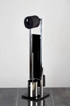 WENKO Toiletbutler Rivalta RVS Glanzend - Toiletborstel Met Houder, Toiletrolhouder En Reserverolhouder -Badkamer Wijs 802x1200 1