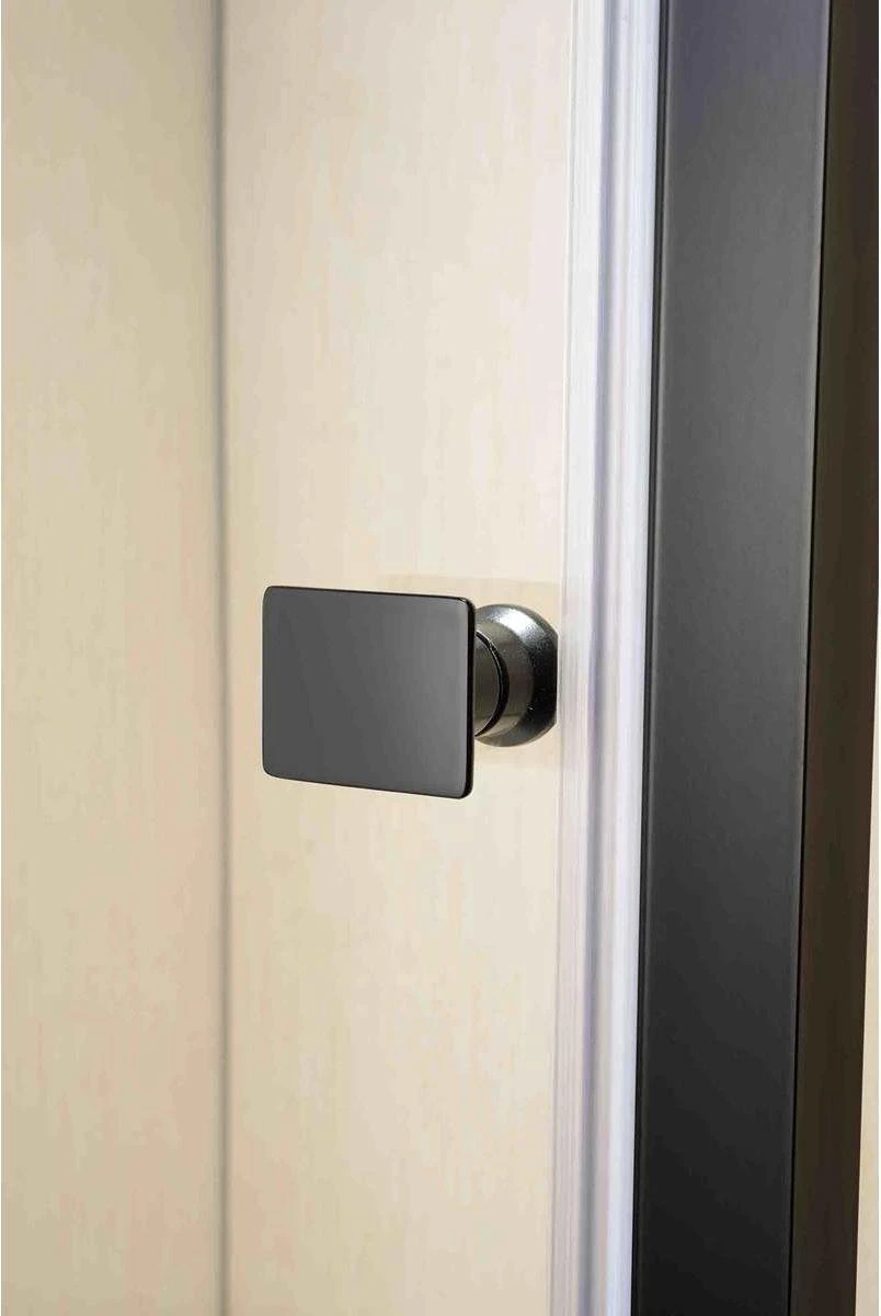 Vips Douchecabine 90 X 90 Met Zwart Aluminium Profiel - CE Gekeurd Veiligheidsglas Met NANO Coating - Vierkant 6 Vips Douchecabine 90 X 90 Met Zwart Aluminium Profiel - CE Gekeurd Veiligheidsglas Met NANO Coating - Vierkant - Afbeelding 4