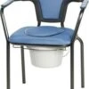 Toiletstoel Blauw Met Comfortabele Zitting En Emmer Met Deksel - Postoel 1 Toiletstoel Blauw Met Comfortabele Zitting En Emmer Met Deksel - Postoel -Badkamer Wijs 805x1200