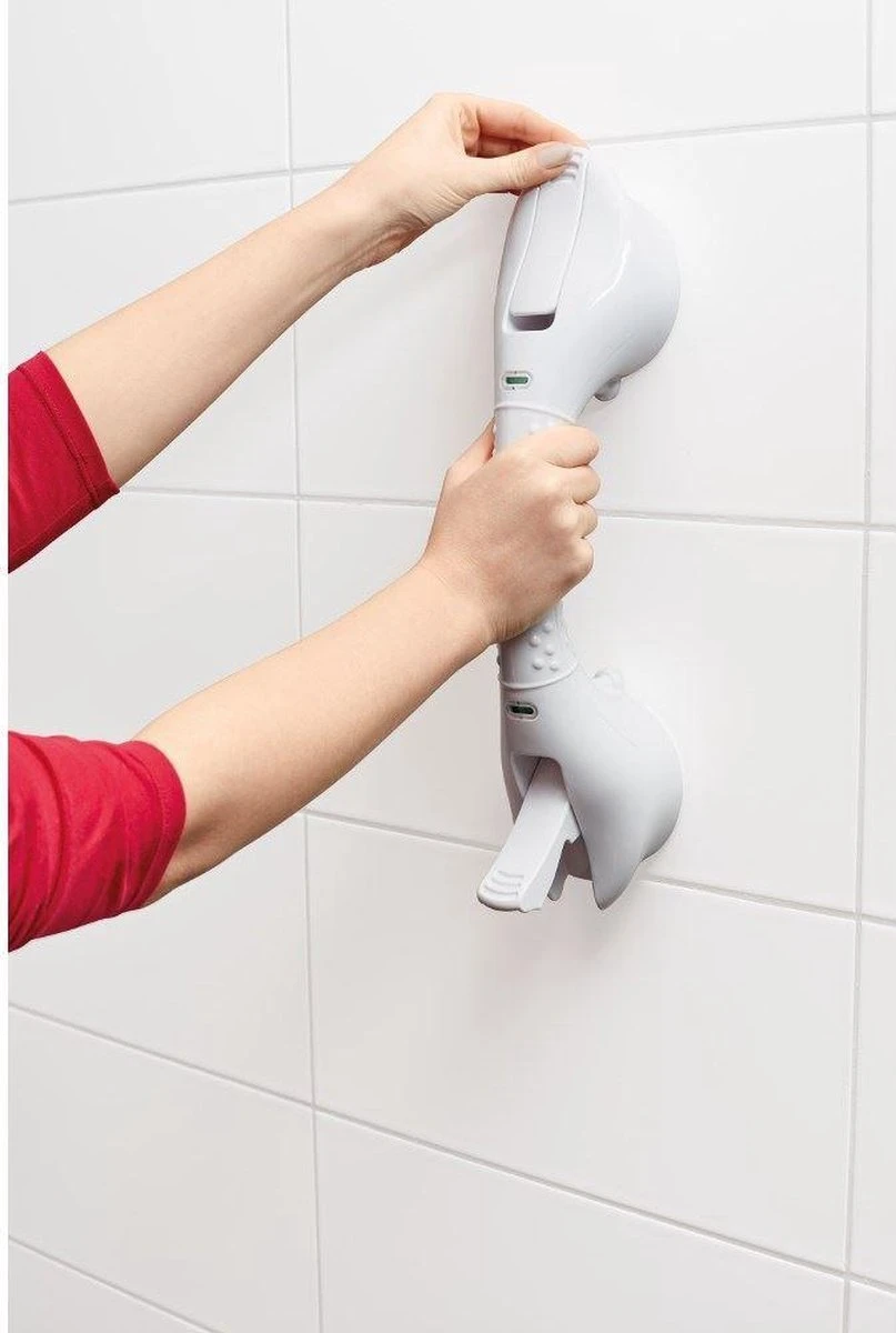 VITILITY Quick Mobile Rail - Wandbeugel Met Zuignappen - Zonder Boren - 40 Cm - Wit - Veiligheidsgreep 9 VITILITY Quick Mobile Rail - Wandbeugel Met Zuignappen - Zonder Boren - 40 Cm - Wit - Veiligheidsgreep - Afbeelding 7