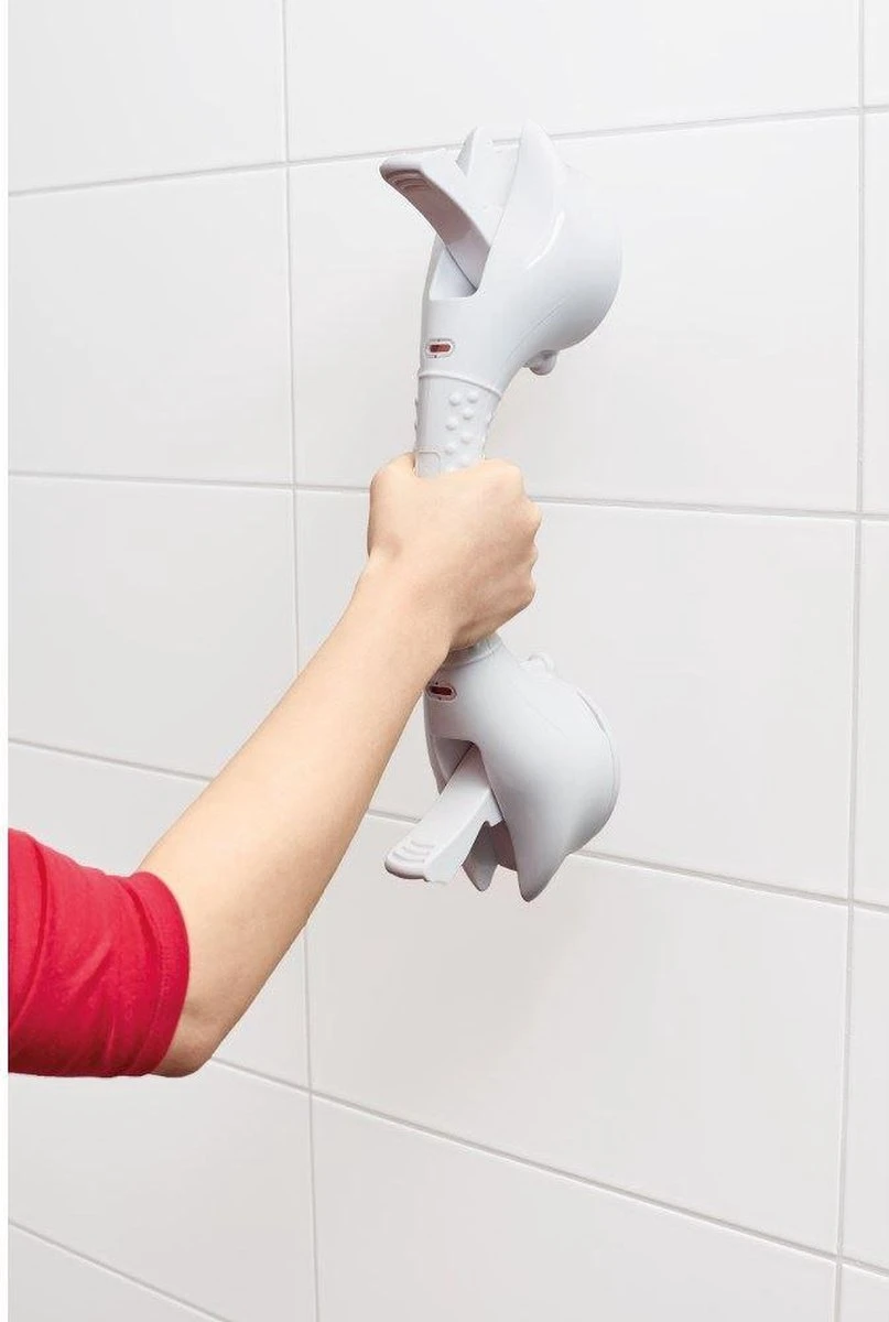 VITILITY Quick Mobile Rail - Wandbeugel Met Zuignappen - Zonder Boren - 40 Cm - Wit - Veiligheidsgreep 7 VITILITY Quick Mobile Rail - Wandbeugel Met Zuignappen - Zonder Boren - 40 Cm - Wit - Veiligheidsgreep - Afbeelding 5