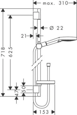 Hansgrohe Raindance Select S Doucheset 120 3jet PowderRain Met Unica'S Puro Glijstang 65 Cm Chroom -Badkamer Wijs 808x1200 4