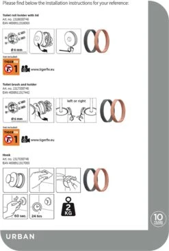 Tiger Urban Toiletaccessoireset - Toiletborstel Met Houder - Toiletrolhouder Met Klep - Handdoekhaak - Zwart 18 Tiger Urban Toiletaccessoireset - Toiletborstel Met Houder - Toiletrolhouder Met Klep - Handdoekhaak - Zwart -Badkamer Wijs 810x1200 5