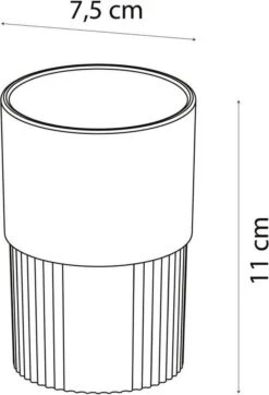 Sealskin Brave Tandenborstelbeker Vrijstaand - Zwart -Badkamer Wijs 818x1200 6
