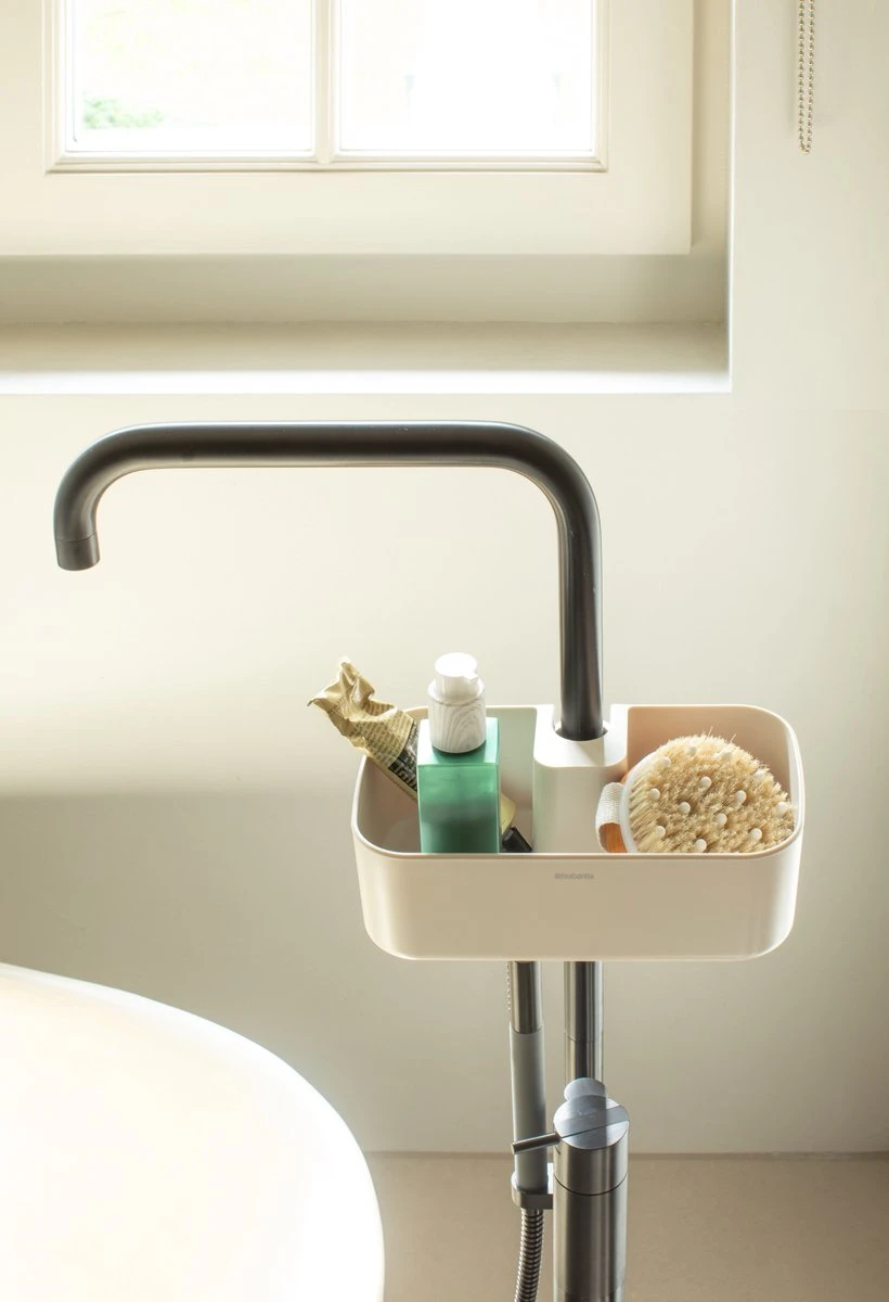 Brabantia ReNew Doucherek - Zonder Boren - Soft Beige 6 Brabantia ReNew Doucherek - Zonder Boren - Soft Beige - Afbeelding 4