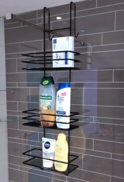 Ball Design Zwart Doucherek-3 Laags Hangend-Zonder Boren-Zwart 13 Ball Design Zwart Doucherek-3 Laags Hangend-Zonder Boren-Zwart -Badkamer Wijs 821x1200 1