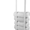 Homestic© Handdoekrek Zonder Boren - Antioch Stalen Handdoekhouder Voor In De Badkamer/Keuken/Camper/Tuin - 70x20x13 - Wit -Badkamer Wijs 826x1200
