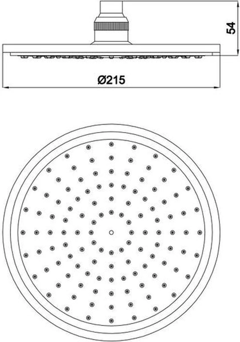 SCHÜTTE Madura Hoofddouche - Ø 21 Cm - Chroom 9 SCHÜTTE Madura Hoofddouche - Ø 21 Cm - Chroom - Afbeelding 7