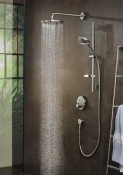 Hansgrohe Raindance Select S Doucheset 120 3jet PowderRain Met Unica'S Puro Glijstang 65 Cm Chroom -Badkamer Wijs 848x1200 23