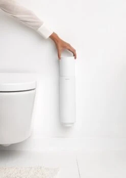 Brabantia MindSet WC Borstel Siliconen Met Houder - Mineral Fresh White 14 Brabantia MindSet WC Borstel Siliconen Met Houder - Mineral Fresh White -Badkamer Wijs 852x1200 4