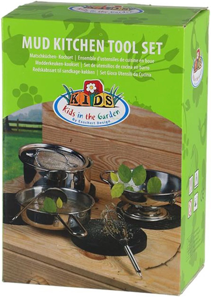 Modderkeuken Kookset - Esschert Design - Speelset Voor Kinderen 3 Modderkeuken Kookset - Esschert Design - Speelset Voor Kinderen