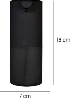 MikaMax Automatische Zeepdispenser - Zeeppompje - Oplaadbaar - Foam Technologie - Infrarood Sensor - Mat Zwart - 350ml -Badkamer Wijs 857x1200 1