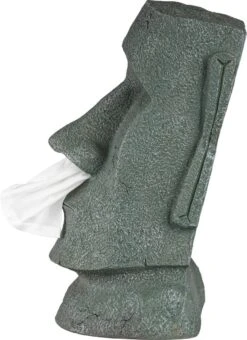 Rotary Hero® Moai - Tissue Box Houder Voor Zakdoeken Tissue Dispenser Cosmeticadoekjesbox - Voor Keuken Badkamer Slaapkamer - Rechthoekig - 18x19x31.5 Cm -Badkamer Wijs 873x1200 2