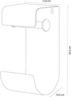 Sealskin Brix - Toiletrolhouder Dubbel - Zwart 14 Sealskin Brix - Toiletrolhouder Dubbel - Zwart -Badkamer Wijs 878x1200 2