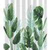 Loti Living Douchegordijn Anti Schimmel – Strelitzia - Inclusief Ringen – Waterdicht - Polyester - Douchegordijn 120x200 Cm -Badkamer Wijs 880x1200