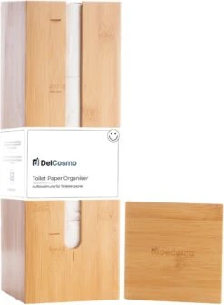 DelCosmo Staande Toiletpapier Houder Gemaakt Van Bamboe - Toiletrolhouder Voor 4 Toiletrollen - Toiletrollen Rolhouder - Toilet & Badkamer Accessoires 10 DelCosmo Staande Toiletpapier Houder Gemaakt Van Bamboe - Toiletrolhouder Voor 4 Toiletrollen - Toiletrollen Rolhouder - Toilet & Badkamer Accessoires -Badkamer Wijs 881x1200 1