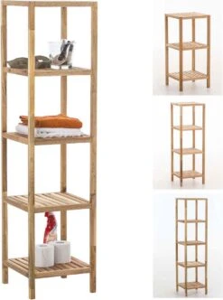 CLP Houten Badkamerrek / Keukenrek Walnoot XL -Badkamer Wijs 892x1200 1