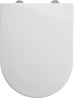 Allibert Wc-bril RAINBOW - D-vorm - Thermodure - Soft Close - Inox Scharnieren - Afklikbaar - Wit -Badkamer Wijs 897x1200 3