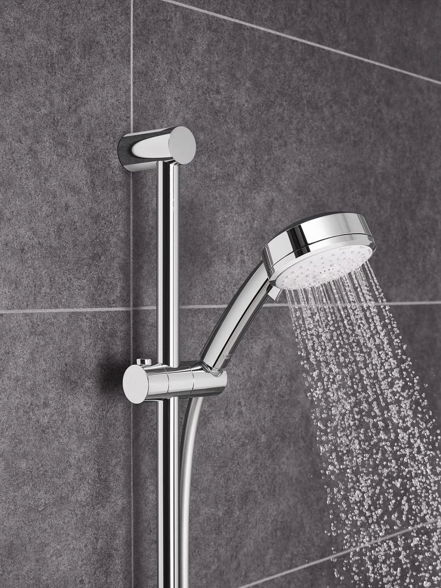 GROHE New Tempesta Cosmopolitan Doucheset 60cm - Handdouche ø 10 Cm - 4 Straalstanden 5 GROHE New Tempesta Cosmopolitan Doucheset 60cm - Handdouche ø 10 Cm - 4 Straalstanden - Afbeelding 3