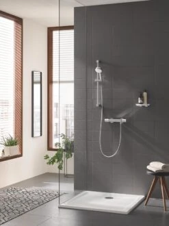 GROHE Grohtherm 1000 Performance Thermostatische Douchekraan - 15cm - Met Koppelingen - EcoJoy® - Chroom - 34776000 -Badkamer Wijs 899x1200 59