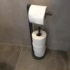 Luxe Toiletrolhouder - Toiletrolstandaard - Geschikt Voor 4 Wc Rollen - Metaal Zwart 1 Luxe Toiletrolhouder - Toiletrolstandaard - Geschikt Voor 4 Wc Rollen - Metaal Zwart -Badkamer Wijs 900x1200 19
