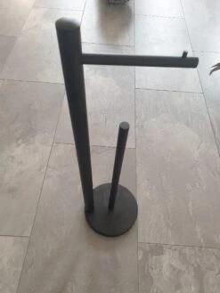 Luxe Toiletrolhouder - Toiletrolstandaard - Geschikt Voor 4 Wc Rollen - Metaal Zwart -Badkamer Wijs 900x1200 20