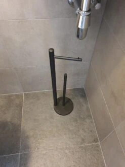 Luxe Toiletrolhouder - Toiletrolstandaard - Geschikt Voor 4 Wc Rollen - Metaal Zwart -Badkamer Wijs 900x1200 21