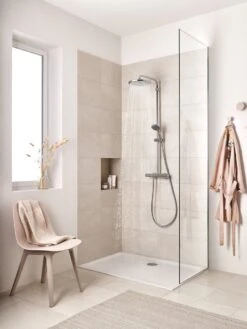 GROHE QuickFix Vitalio Start 100 Waterbesparende Douchekop - Ø 10 Cm - EcoJoy - 2 Straalstanden 31 GROHE QuickFix Vitalio Start 100 Waterbesparende Douchekop - Ø 10 Cm - EcoJoy - 2 Straalstanden -Badkamer Wijs 900x1200 45