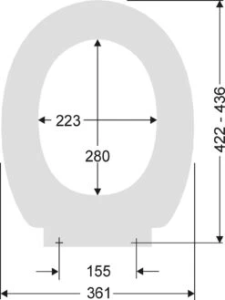 Plieger Royal Toiletbril – Wc Bril Wit – Wc Brillen Met Deksel – RVS Bevestiging -Badkamer Wijs 901x1200 12
