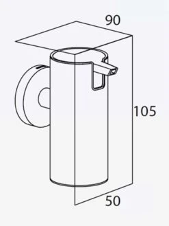 Tiger Boston Zeepdispenser 75 Ml - RVS Geborsteld -Badkamer Wijs 902x1200 4