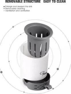 Fleau Luxe WC Borstel Met Houder - Siliconen Toiletborstel - Hygiënisch & Antibacterieel - Vrijstaand Of Hangend - Wit -Badkamer Wijs 910x1200 1