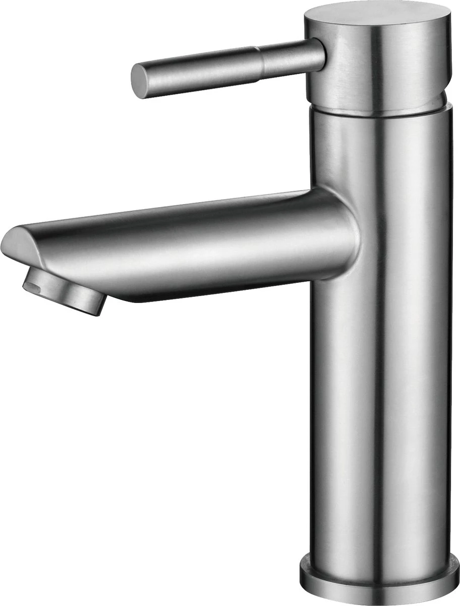 SaniBright Wastafelkraan Geneve RVS - Wastafelkraan RVS - RVS Badkamerkraan 3 SaniBright Wastafelkraan Geneve RVS - Wastafelkraan RVS - RVS Badkamerkraan