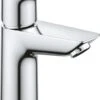 GROHE QuickFix Start Edge Wastafelkraan - Waterbesparend - Push Open Pop-up Waste - Chroom